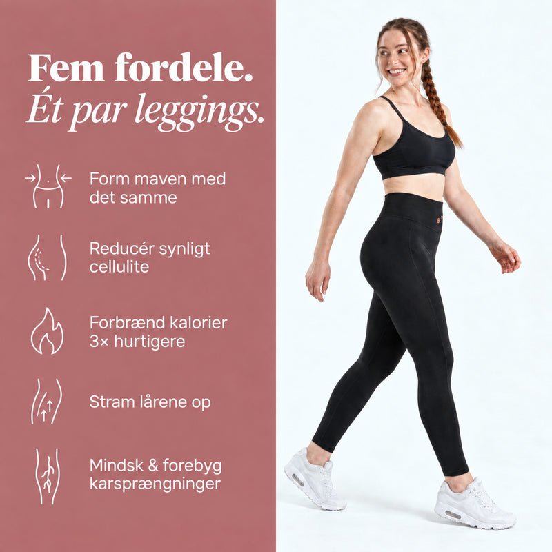 Fem fordele ved sorte LUMIVE-kompressionsleggings