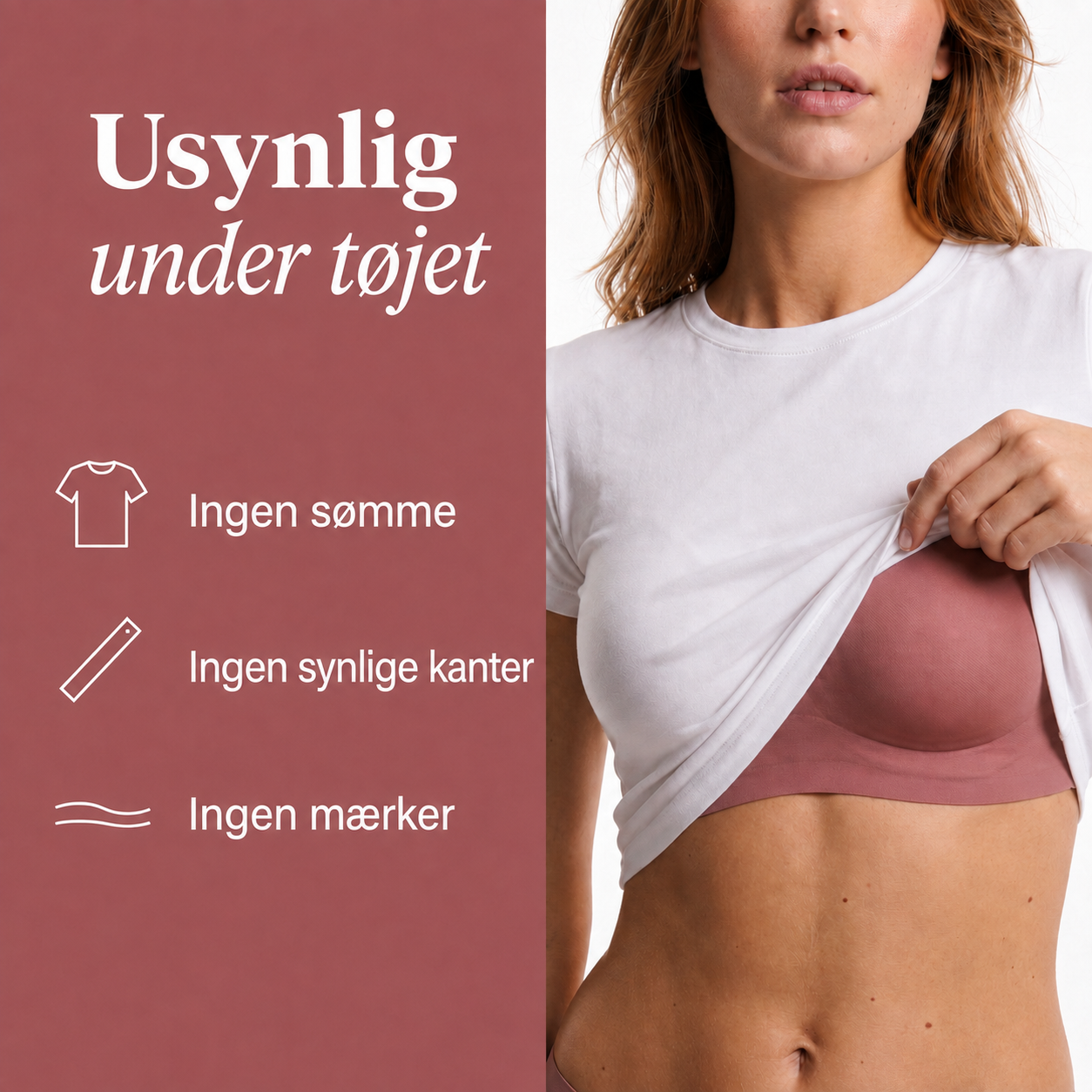 LUMIVE Sømløs Premium-BH – usynlig under tøjet